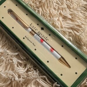 Kate Spade Green Heartfelt Geo Ballpoint Pen